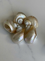 Anillo de Servilleta de Nácar para Decoración de Mesa, Comedor de Lujo, Bodas, Eventos y Decoración del Hogar
