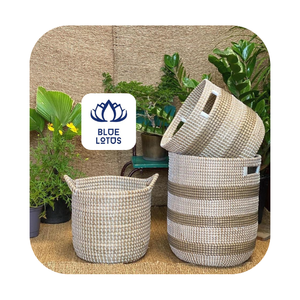 Woven Seagrass <b>Baskets</b> for plant tree - Product Image 3