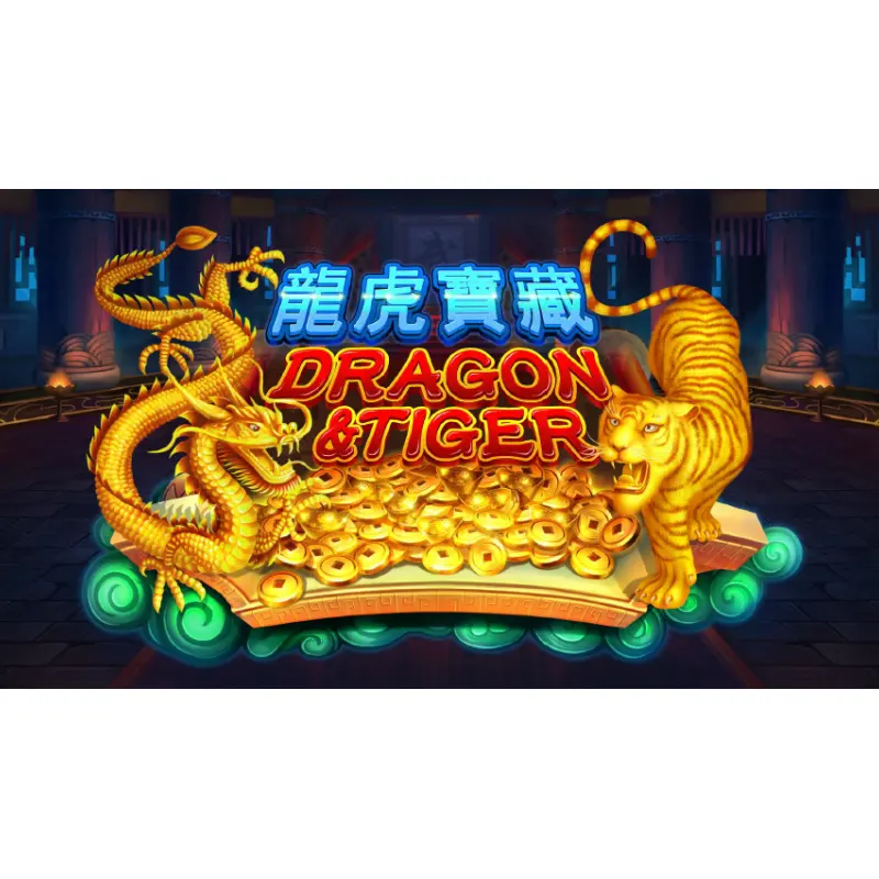 91-Estilo chinês Dragon & Tiger Arcade Coin Operated Game Board