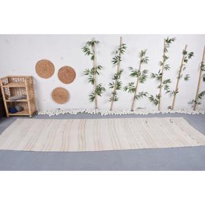 3.4x11 ft Vintage <b>Rug</b>, <b>Runner</b> Turkish <b>Rug</b>, Beige Patchwork <b>Rug</b> - Product Image 2