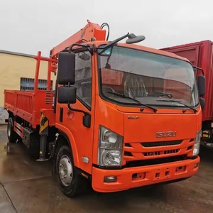 Nouveau <span class=keywords><strong>Camion</strong></span> <span class=keywords><strong>Benne</strong></span> Mini ISUZU 2025 avec <span class=keywords><strong>Grue</strong></span> 4x2 5 Tonnes Diesel Boîte de Vitesses FAST Petite Charge Légère - Product Image 2
