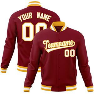 Proveedores directos de fábrica Chaquetas de béisbol para hombres Material y colores personalizados Chaqueta universitaria deportiva profesional totalmente personalizable - Product Image 6