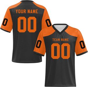 Customizable American Football Jerseys Breathable Quick Dry Polyester <b>Mesh</b> Short <b>Plus</b> <b>Size</b> OEM Screen Print Teamwear for Summer - Product Image 3
