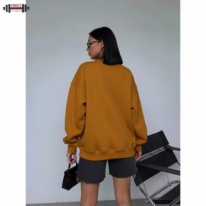 Sudadera con Capucha Extra Grande de Invierno para Mujer, con Estampado Personalizado en la Parte Delantera, Tejido de Poliéster/Algodón - Product Image 2
