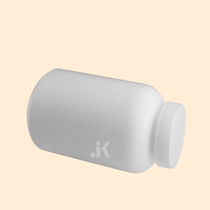 ขวดบรรจุภัณฑ์ HDPE สีขาวขนาด300มล. ขวดกลม M0338โรงงานในเวียดนาม - Product Image 3