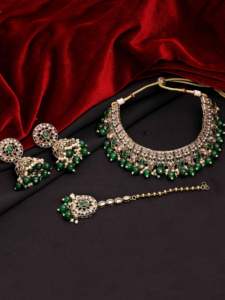 Ensemble de colliers ras du cou de beauté ornée traditionnelle - Product Image 2