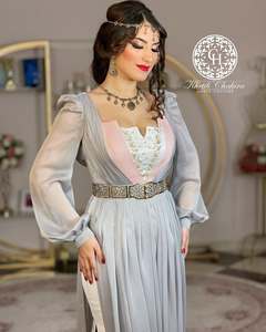 2025 nouveauté robes en soie faites à la main pour les filles arabes musulmanes vêtements décontractés respirants et antistatiques pour les mariages et les soirées - Product Image 4