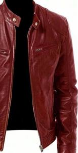 Chaquetas de Cuero Vacuno Formales de Invierno de Alta Calidad con Cuello Alto, Logotipo Frontal, Impermeables y Ecológicas, Teñidas con Tintes Ecológicos - Product Image 3