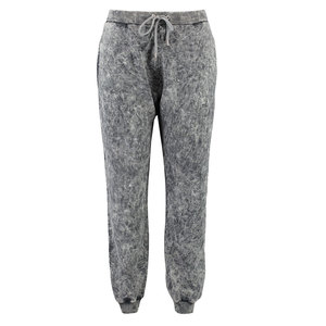 Joggers de lavado ácido para mujer de peso pesado, cordón frontal plano, Impresión de logotipo personalizado, 100% algodón, impermeable, transpirable, servicio OEM - Product Image 5