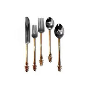 Ensemble de couverts en acier inoxydable de haute qualité, écologique, qualité alimentaire, résistant à la rouille, passe au lave-vaisselle - Product Image 1