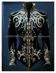 Superventas personalizar carreras de caballos cómodo mostrar a prueba de viento Showmanship chaqueta de caballo transpirable chaqueta de caballo ecuestre - Product Image 3