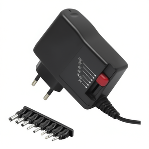 Adaptador de Viaje Multi-Enchufe ACR 519 Negro, Enchufe Europeo Universal 3V-45V con Opciones de 5V, 6V, 9V y 12V - Product Image 3