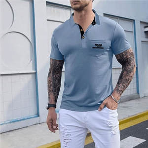 เสื้อโปโลผู้ชายแบบใหม่สำหรับขายส่ง เสื้อโปโลผู้ชายขายดีที่สุด - Product Image 5