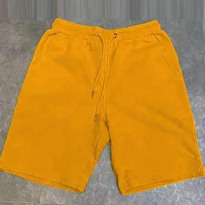 Short d'été 100% coton pour homme Nouveau bermuda taille moyenne avec cordon de serrage Style Hip Hop-Noir Blanc Jaune Rose Couleurs décontractées - Product Image 4