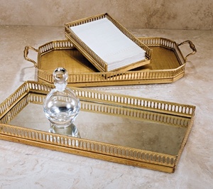 Plateaux de service en laiton magnifiquement fabriqués à la main avec un design unique, un choix de vente à chaud pour une décoration et des cadeaux élégants. - Product Image 6