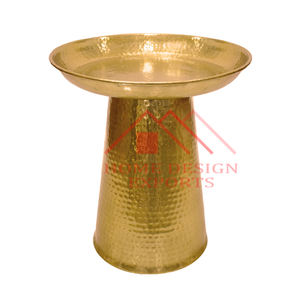 Mesa auxiliar de Metal con tapa de madera para decoración de sala de estar, novedad de 2023, mesas auxiliares modernas para decoración del hogar, superventas - Product Image 6