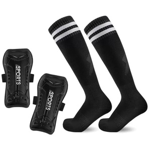Attrezzatura Essenziale per la Sicurezza nel Fitness, Parastinchi da Calcio Traspiranti e Leggeri, Calze Lunghe Personalizzabili Unisex per Adolescenti - Product Image 1