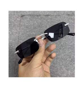 Gafas de Sol Polarizadas de Media Montura de Lujo con Diamantes Moissanite, Personalizadas de Marca, Último Modelo, Duraderas, Nuevas y Modernas, con Protección UV400 - Product Image 4