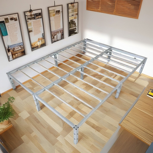 Screwless Thiết Kế Nữ Hoàng Kích Thước Khung Giường Kim Loại Nền Tảng Giường Nhiệm Vụ Nặng Nề Thép Giường Đôi Cho Người Lớn - Product Image 6