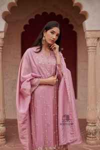 Conjunto de Kurta, Pantalón y Dupatta de Diseñador para Mujer, Traje Tradicional para Fiestas, Suministro al por Mayor al Mejor Precio - Product Image 4