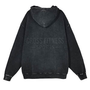 2025 vente en ligne de haute qualité hommes lavage à l'acide sweats à capuche Logo personnalisé lavage à l'acide sweats à capuche pour hommes - Product Image 2