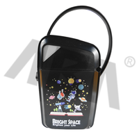 Boîte de rangement de voyage portable ABA avec serrure à clé noire personnalisable, construction en acier alliage de zinc ABS, stockage sécurisé des téléphones et des portefeuilles
