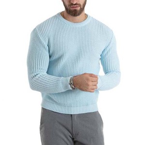 Pull pour homme avec LOGO personnalisé Pull à motif jacquard Tricots Hiver Pull à col rond Pull tricoté Design Pull décontracté personnalisé pour homme - Product Image 2