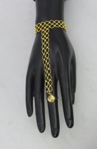 Arnés de mano árabe de moda, pulseras árabes, joyería moderna árabe para la mano, joyería saudí de moda, pulsera arnés de mano - Product Image 6