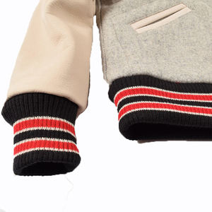 Veste universitaire en toile à la mode pour hommes femmes école équipe vêtements d'extérieur décontracté Streetwear fournisseur en gros bon marché avant imperméable à l'eau - Product Image 4