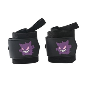 Sangles de poignet pour la musculation de style anime pour hommes, sangles de levage pour les entraînements de force, sangles de soulevé de terre avec surface rembourrée - Product Image 4