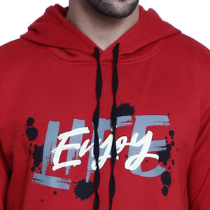 Ensemble de survêtement jogging pour homme à capuche, couleur unie, nouvelle conception, chaud, respirant, 100% coton, taille plus, imprimé, vente chaude - Product Image 5