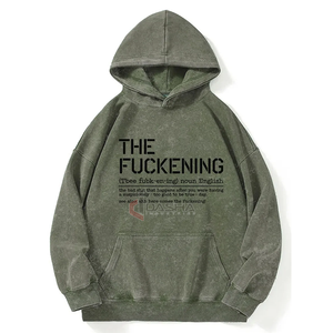 เสื้อฮู้ดซิปผู้ชายไซส์ใหญ่ ผ้าคอตตอนหนา 100% สไตล์สตรีทแวร์ วินเทจ ล้างสีแบบแอซิดวอช ลายพิมพ์แบบดิสเทรส รับทำโลโก้ตามสั่ง ขายส่ง OEM - Product Image 3