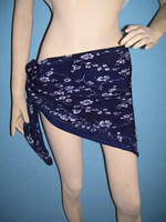 Kimono en coton et soie viscose pour femmes Triangle Sarong paréo avec gland noeud avant manches courtes Mini jupe plage couvrir adultes