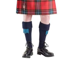 Calcetines Piper Premium hasta la rodilla, estilo escocés, para traje Highland y uso en desfiles, Obebxa OBS-39378 - Product Image 1