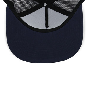 Gorro de camionero de 5 paneles de algodón 100% con bordado 3D Gorra de malla vaquera de moda - Product Image 3