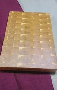 Tabla de cortar rectangular duradera de madera y plato de servicio de 12mm de espesor - Product Image 3