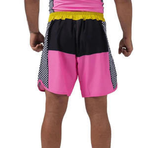 Custom Eco-Friendly <b>Lightweight</b> Satin Casual MMA <b>Shorts</b> <b>Men</b> Quick Dry Breathable BJJ Wrestling Kickboxing OEM ODM - Product Image 3