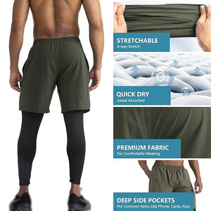 Leggings de Compresión para Yoga para Hombre, Transpirables, con Cintura Elástica, Spandex/Poliéster, para Flexibilidad y Ejercicio Diario - Product Image 5