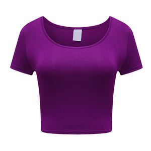 Easy wash durable stuff Women Crop <b>Top</b> breathable <b>short</b> <b>sleeves</b> comfortable anti wrinkle casual wear Women Crop <b>Top</b> new design - Product Image 1
