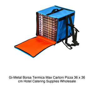 Bolsa Térmica Gi-Metal Max para Cartones de Pizza 36 x 36 cm, Suministros para Hostelería y Catering al por Mayor - Product Image 2