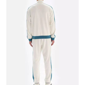 Survêtement décontracté pour homme, 100% coton velours, coupe-vent personnalisé, léger, survêtement pour homme 2026 - Product Image 6