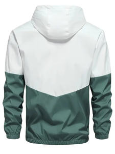 Ensemble de survêtement grande taille pour hommes de haute qualité fabriqué en usine coupe-vent en nylon imperméable fermeture éclair vente douce jogging polaire hiver XL - Product Image 2