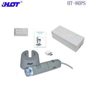 プロ用ポケットハンドヘルドデジタル顕微鏡40-500mmズーム1-500X偏光5MP <span class=keywords><strong>LCD</strong></span>ディスプレイIP53 8LEDイルミネーションアルミニウム - Product Image 6