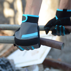 Nuevos guantes de cuero de construcción resistente de Pakistán Guantes mecánicos resistentes a cortes duraderos para uso en exteriores Cómodos - Product Image 2