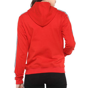Sudaderas con capucha de bolsillo de lana cálida de algodón y poliéster pesado con cremallera personalizada para mujer sudaderas con cremallera Lisa sudaderas con capucha de punto - Product Image 6