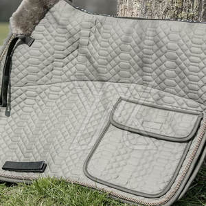 Luxury Sheepskin & Memory <b>Foam</b> Saddle <b>Pads</b> Wholesale Soft & Durable Material Horse Saddle <b>Pads</b> - Product Image 3