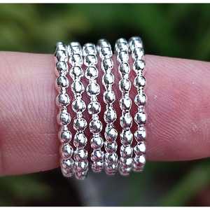 Handmade 925 Sterling <b>Silver</b> Dainty Midi Knuckle <b>Ring</b> Thin Band <b>Stacking</b> Toe <b>Rings</b> for Women Stackable Fine Piercing Jewelry - Product Image 2