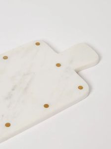 Céramique Pays Régulier Rectangle Antique Poterie Ustensiles De Cuisine Fruits Légumes Planche À Découper Avec Poignée Timbre Plantes Imprimées - Product Image 4