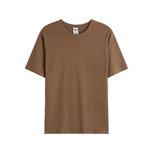 Camiseta de Algodón de 190g para Hombre, Color Sólido, Cuello Redondo, Manga Corta, Personalizable al por Mayor con Impresión, Bordado y Cambios de Etiqueta - Product Image 5