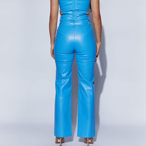 Nuevo estilo Pantalones de vestir para mujer Cuero de moda de alta calidad Nuevo diseño Transpirable Venta al por mayor Ropa al aire libre Pantalones de vestir para mujer - Product Image 5